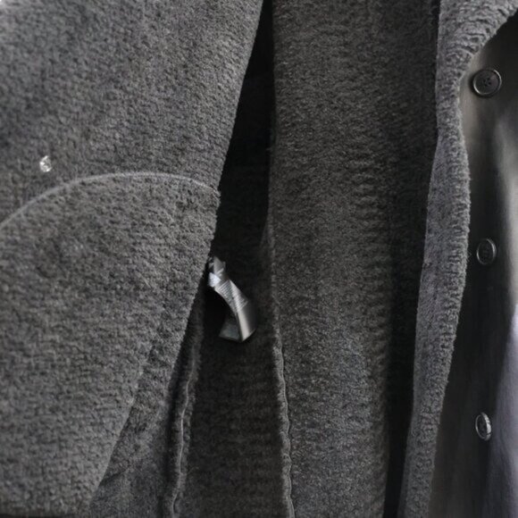 Guess men's trench coat faux fur black size XXL MSRP $350. - Picture 8 of 12